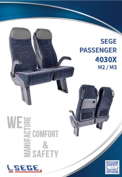 image shows Sege Passenger 4030x bus seat