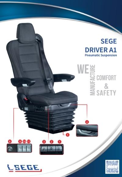 image shows Sege Passenger A1 Bus Seat