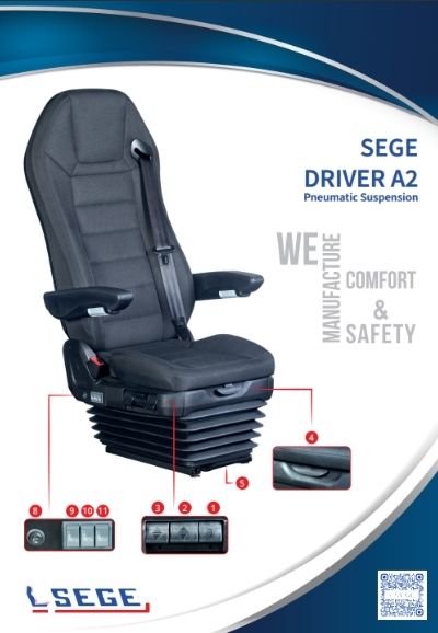 image shows Sege Passenger A2 Bus Seat