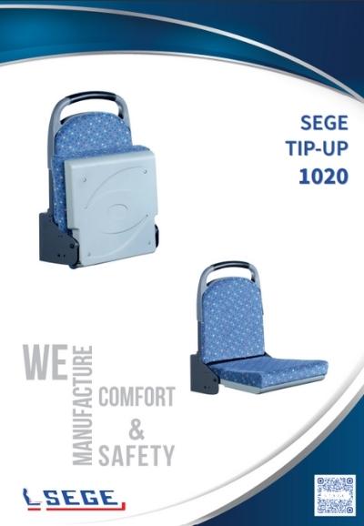 image shows Sege TIP-UP 1020 Bus Seat